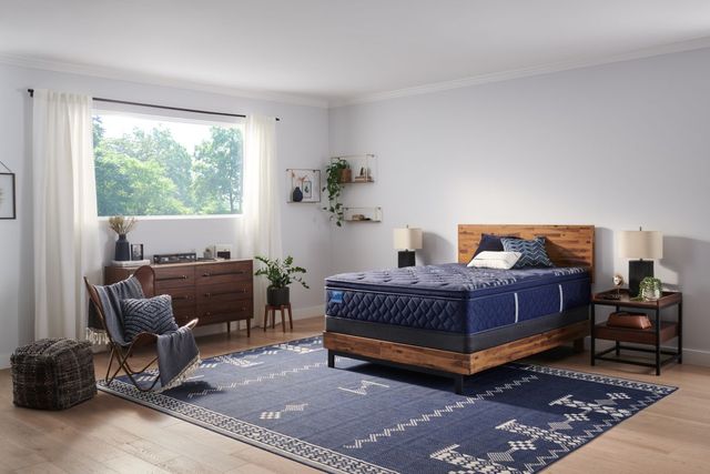 Sealy King Carrington Chase Spring Travelers Rest 14.5" Innerspring Medium Tight Top  Mattress