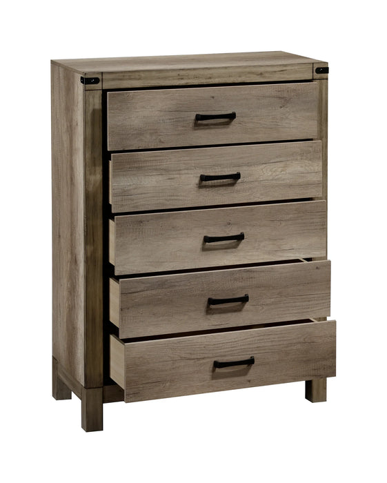 Matteo Weathered Gray Bedroom Set