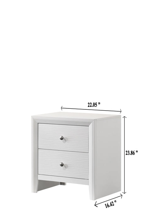 Evan White Bedroom Set