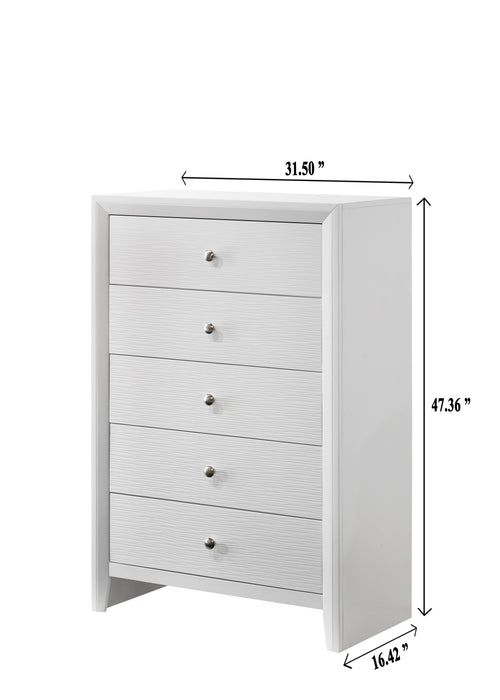 Evan White Bedroom Set