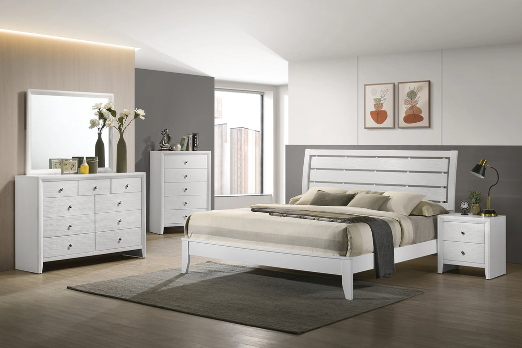 Evan White Bedroom Set