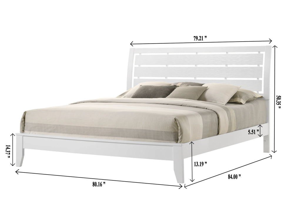 Evan White Bedroom Set