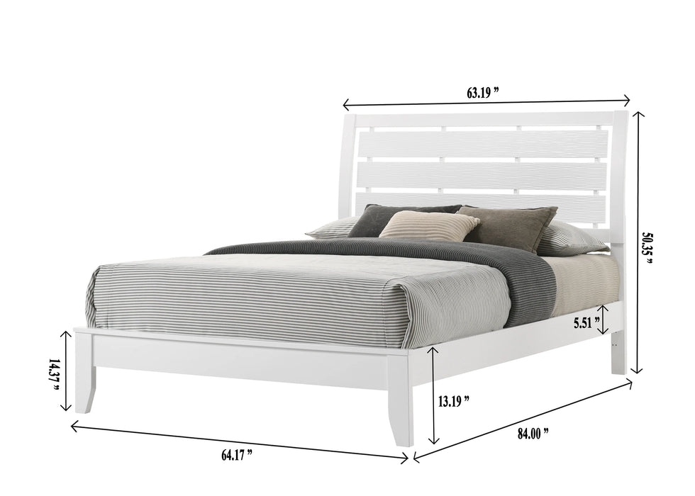 Evan White Bedroom Set