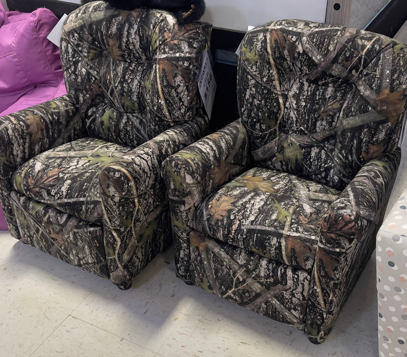 Ragnar Toddler Kids Camo Recliner