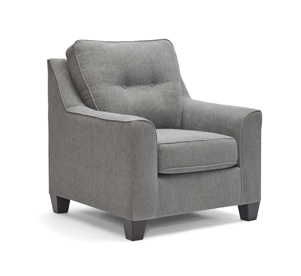 Surge Smoke Accent Chair