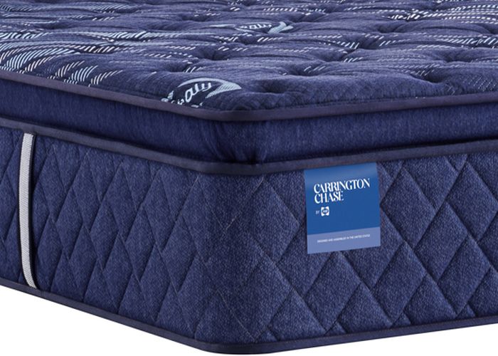 Sealy King Carrington Chase Spring Travelers Rest 14.5" Innerspring Medium Tight Top  Mattress