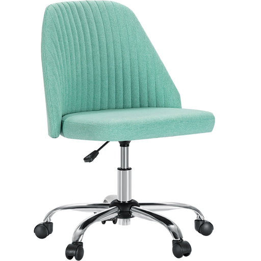 Green Home Office Desk Chair with Wheels lowrysfurniturestore