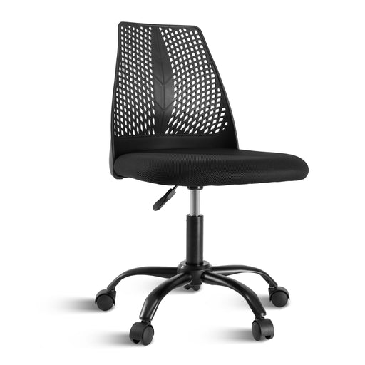 Black Ergonomic Office and Home Chair with Supportive Cushioning lowrysfurniturestore