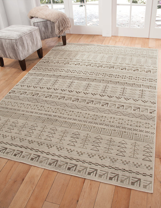 AmbIvory, Brown, and Natural Area Rug 5x8 lowrysfurniturestore