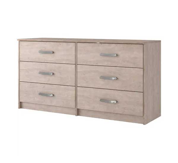 Flannia 6 Drawer Dresser