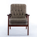 Mid Century Gray Accent Chair | lowrysfurniturestore