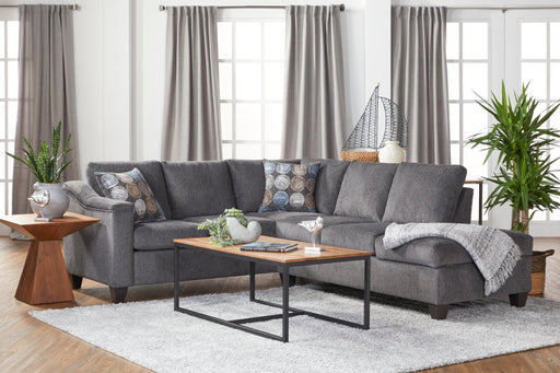 Pulaski Flannel Corner Sofa with Chaise lowrysfurniturestore