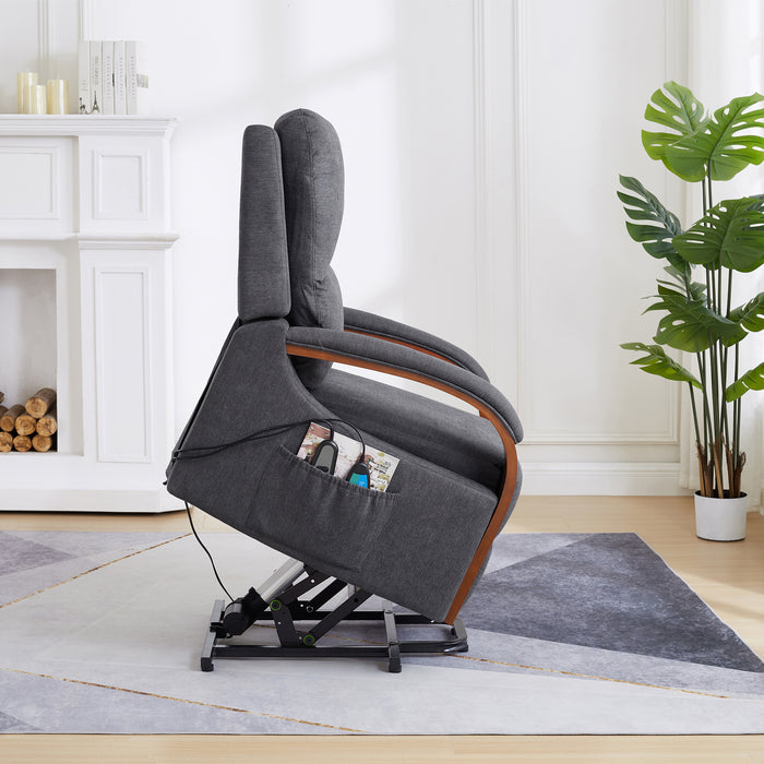 Lift Chair Gray with Message and Heat