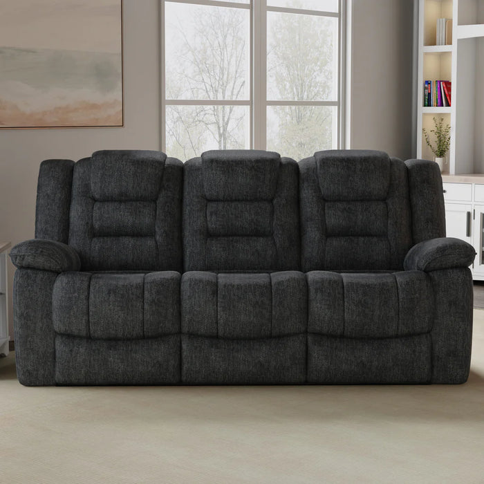 Parker House Bolton Misty Storm Manual Dual Reclining Sofa