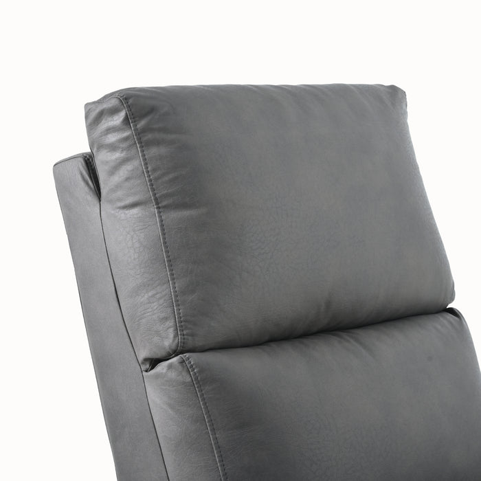 Dark Gray Electric Power Recliner Chair Small Recliner with USB Ports | lowrysfurniturestore