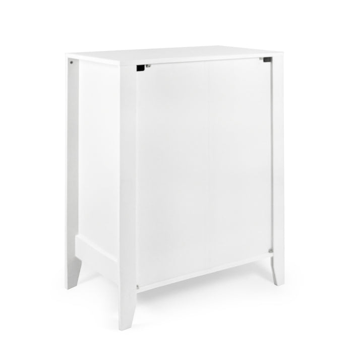 Modern White 6-Drawer Chest of Drawers