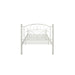 Twin Size Unique Flower Sturdy System Metal Bed Frame with Headboard and Footboard | lowrysfurniturestore