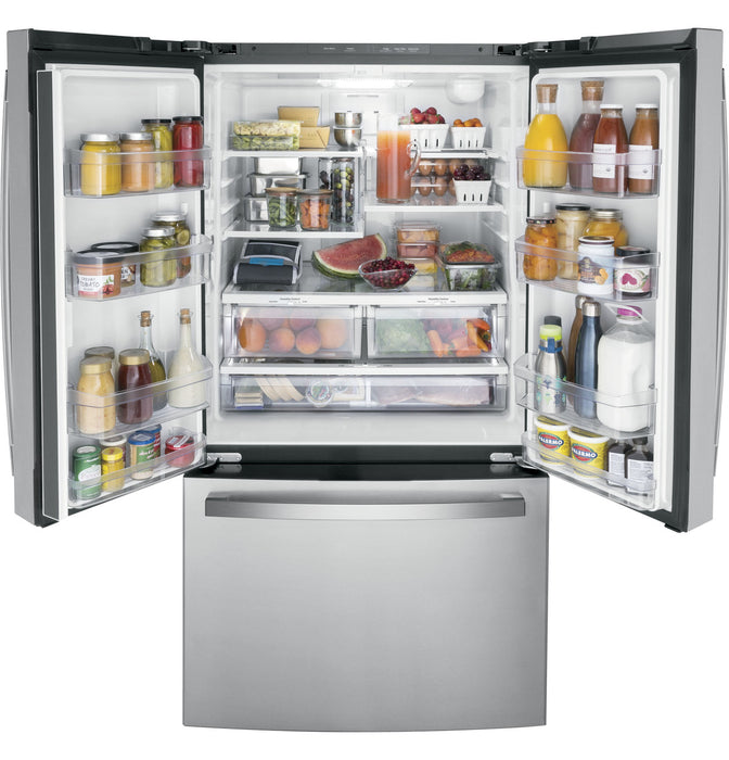 GE® ENERGY STAR® 21.9 Cu. Counter-Depth French-Door Refrigerator