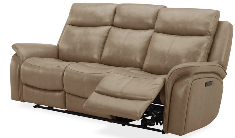 Grant Zero Gravity Power Reclining Sofa (Cobblestone)