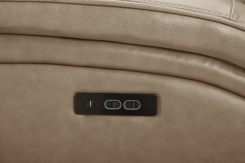 Grant Zero Gravity Power Reclining Sofa (Cobblestone)