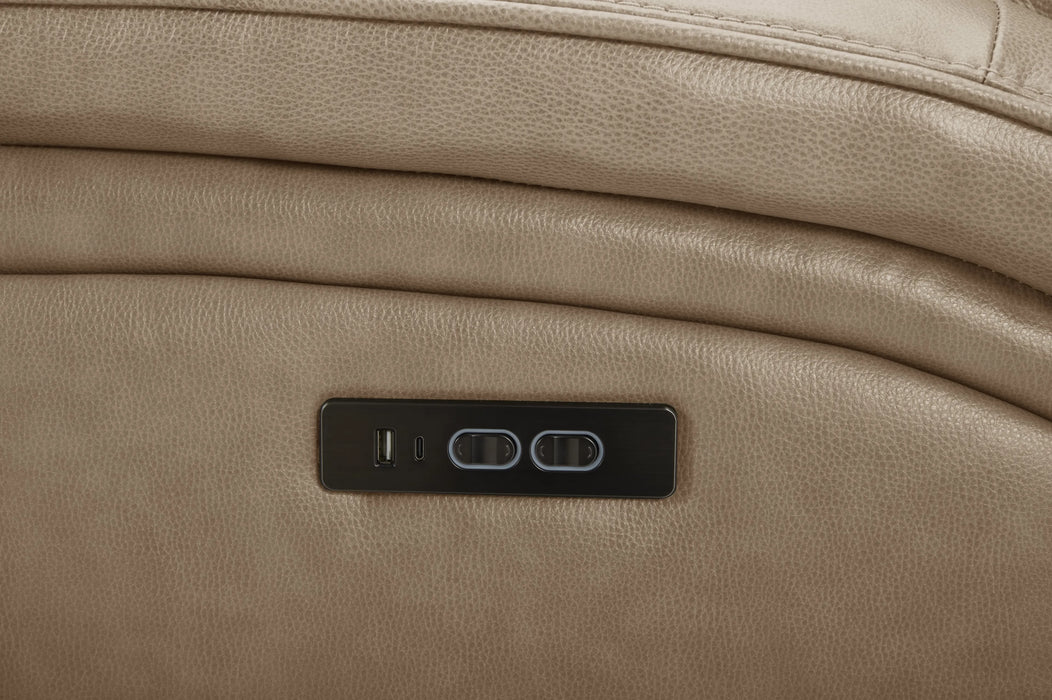 Grant Zero Gravity Power Reclining Sofa (Cobblestone)