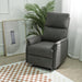 Dark Gray Electric Power Recliner Chair Small Recliner with USB Ports | lowrysfurniturestore