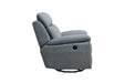 Green Electric Power Swivel Glider Rocker Recliner Chair with USB Charge Port | lowrysfurniturestore