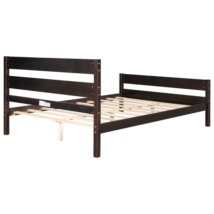 Full Bed with Headboard and Footboard,Espresso | lowrysfurniturestore