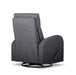 Manual Glider Recliner with Long handle/lever Smoke Color | lowrysfurniturestore