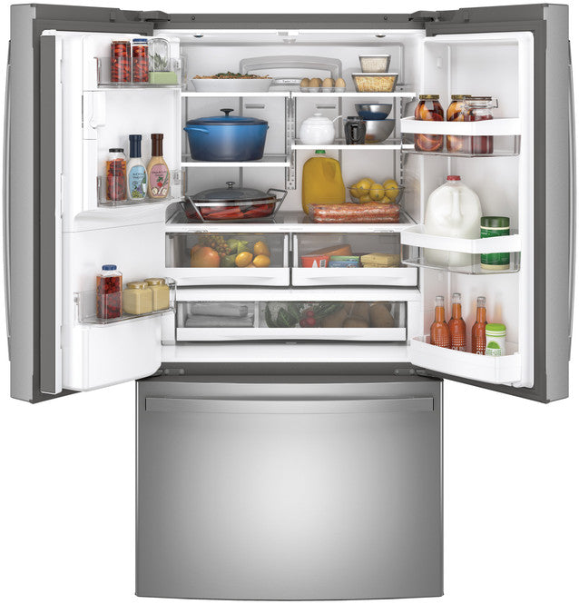 GE ENERGY STAR 27.7 Cu. Ft. Fingerprint Resistant French Door Refrigerator - Local Pickup Only