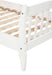 TOPMAX Platform Bed Frame Mattress Foundation with Wood Slat Support, Twin (White) | lowrysfurniturestore