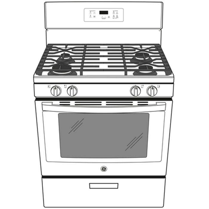 GE 30" Free Standing Gas Range