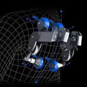 Osaki OS-3D Aspire massage chair 3D massage mechanism with adjustable rollers for personalized comfort.
