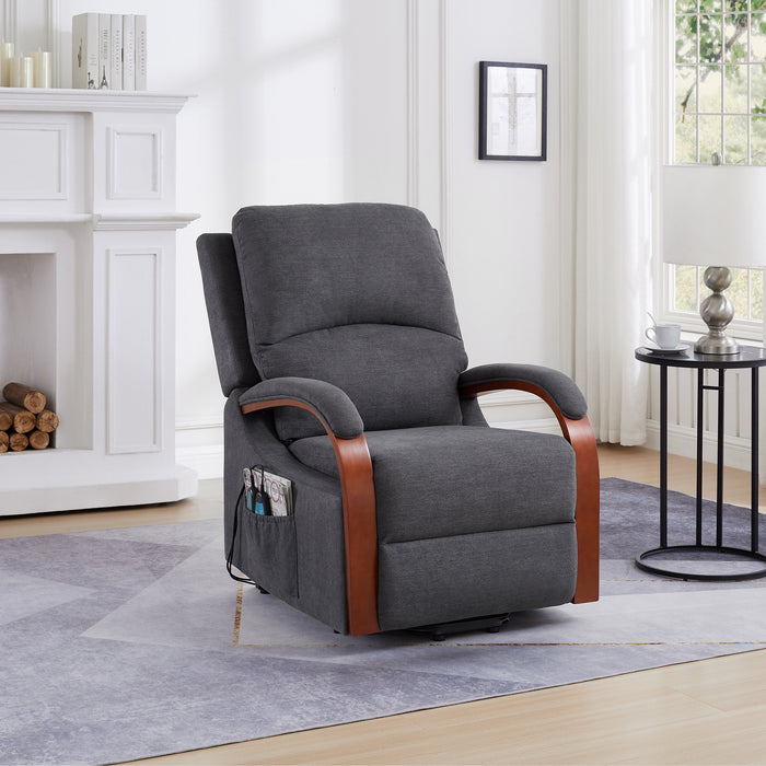 Lift Chair Gray with Message and Heat