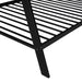 House Bed Tent Bed Frame Twin Size Metal Floor Play House Bed with Slat for Kids Girls Boys , No Box Spring Needed Black lowrysfurniturestore