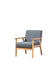 Solid Wood Frame Natural Solid Wood Arms Accent Chair | lowrysfurniturestore