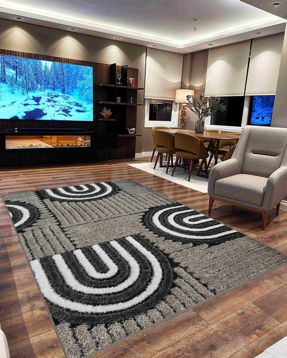 5D SHAGGY Rug Design 6412