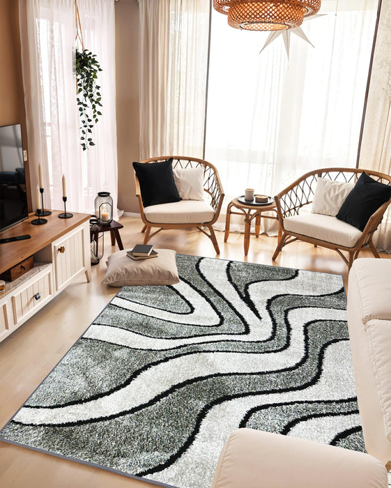 5D SHAGGY Rug Design 6413