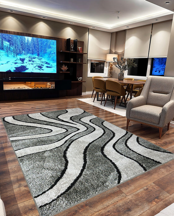 5D SHAGGY Rug Design 6413