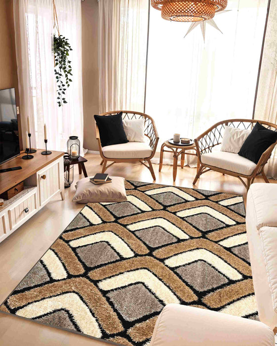 5D SHAGGY Rug Design 6414
