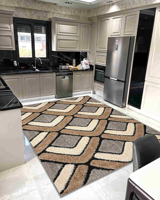 5D SHAGGY Rug Design 6414