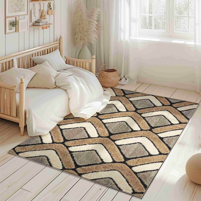 5D SHAGGY Rug Design 6414
