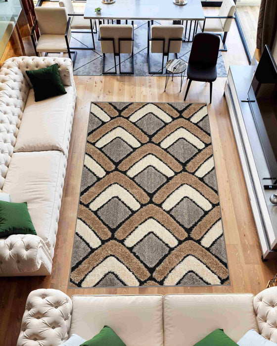 5D SHAGGY Rug Design 6414
