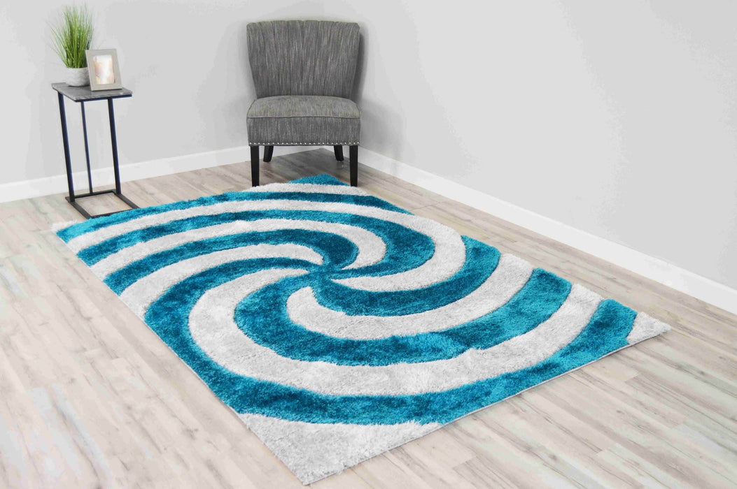 4D SHAGGY Rug Design 6484
