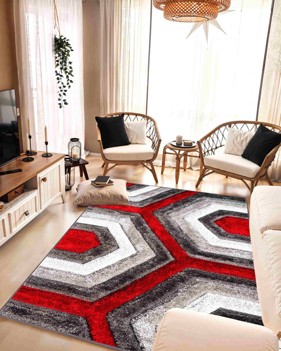 4D SHAGGY Rug Design 6485
