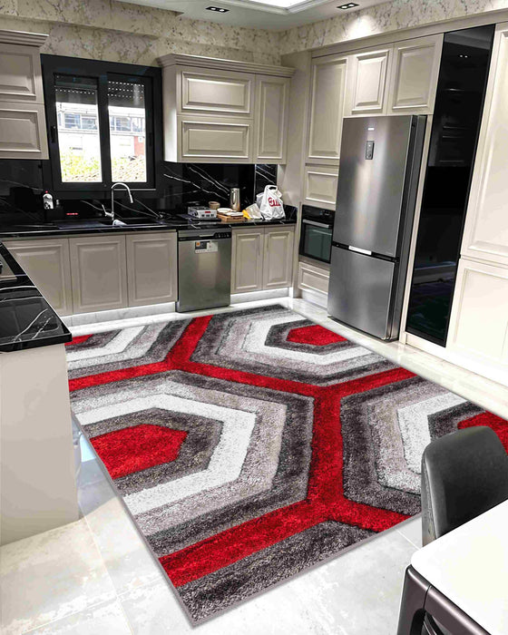 4D SHAGGY Rug Design 6485