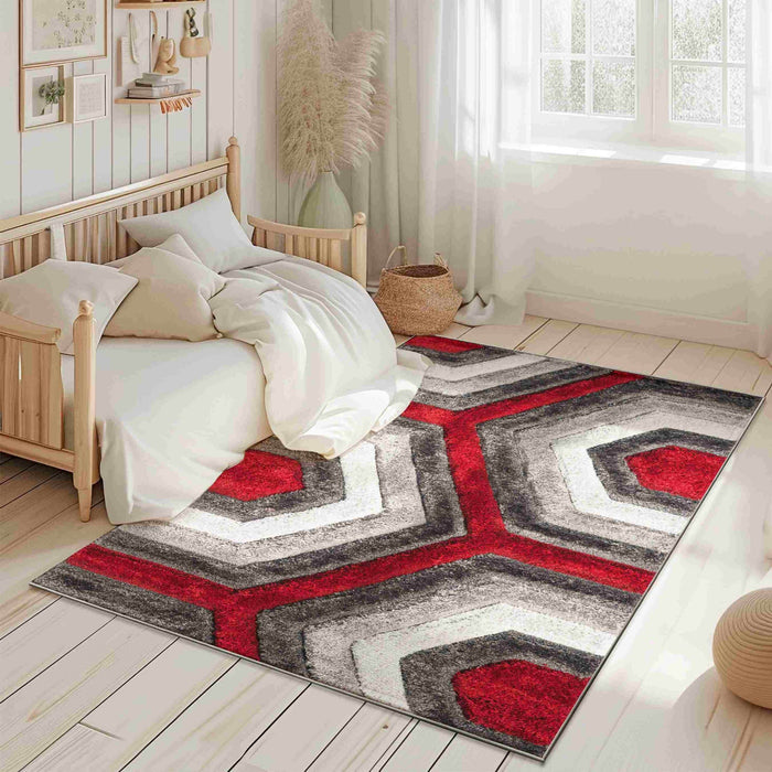 4D SHAGGY Rug Design 6485