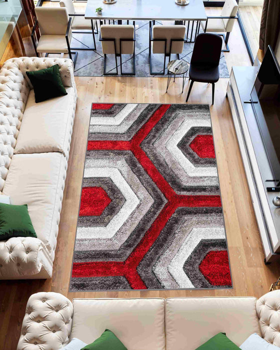 4D SHAGGY Rug Design 6485