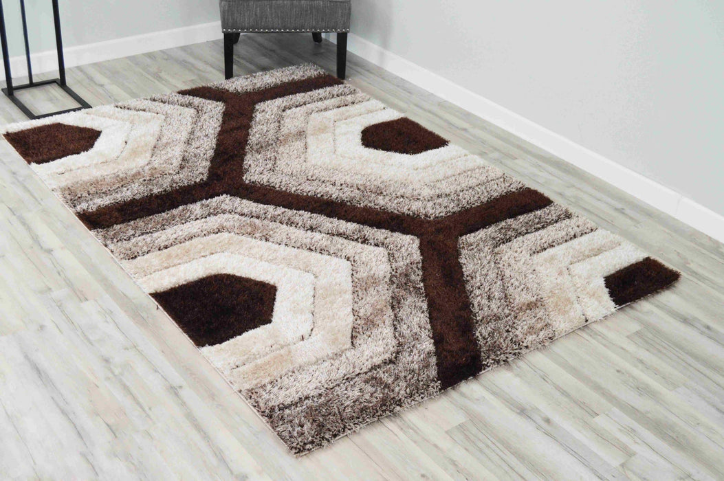 4D SHAGGY Rug Design 6485