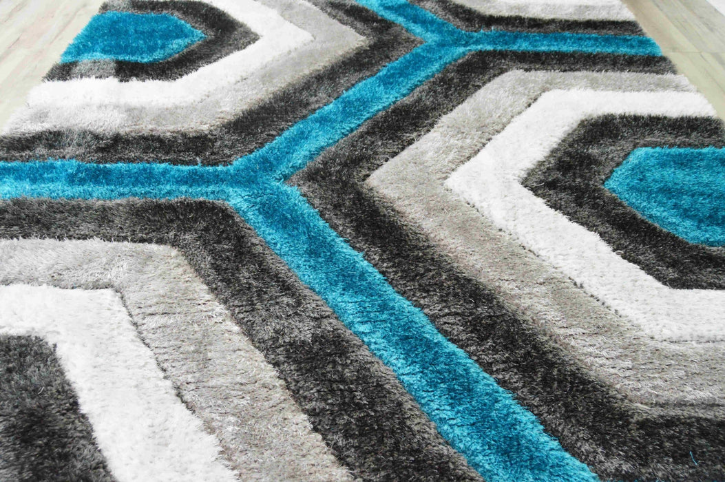 4D SHAGGY Rug Design 6485